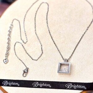 Brighton Meridian Zenith Shaker Necklace Silver-plated Swarovski Crystals